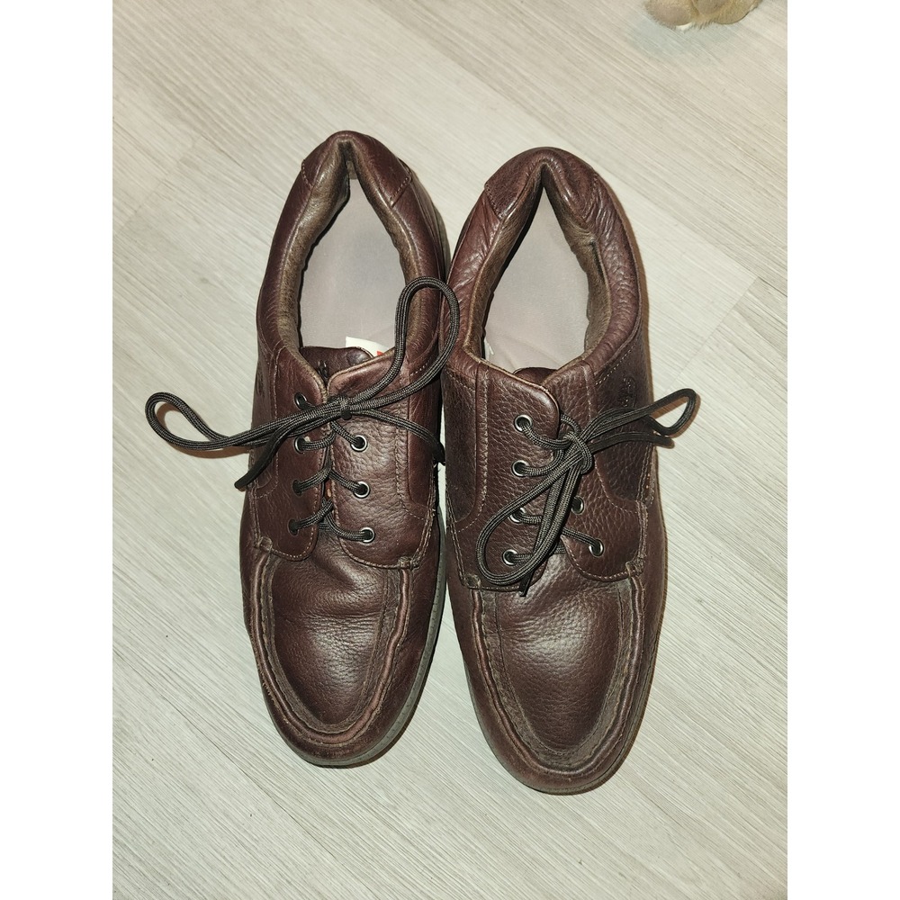 Timberland Brown Leather Active Comfort Technology Moc Toe Oxfords 47032 15M - Picture 2 of 6